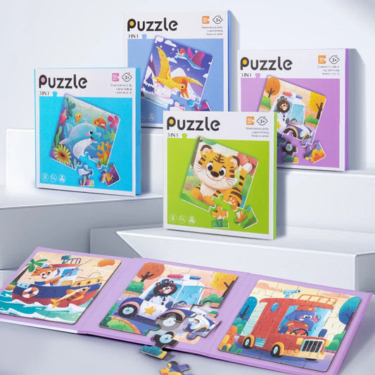 3-in-1 Puzzle Box