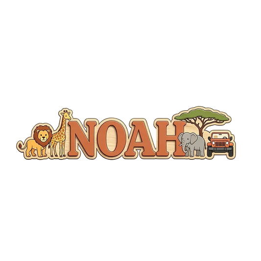 Safari Name Sign
