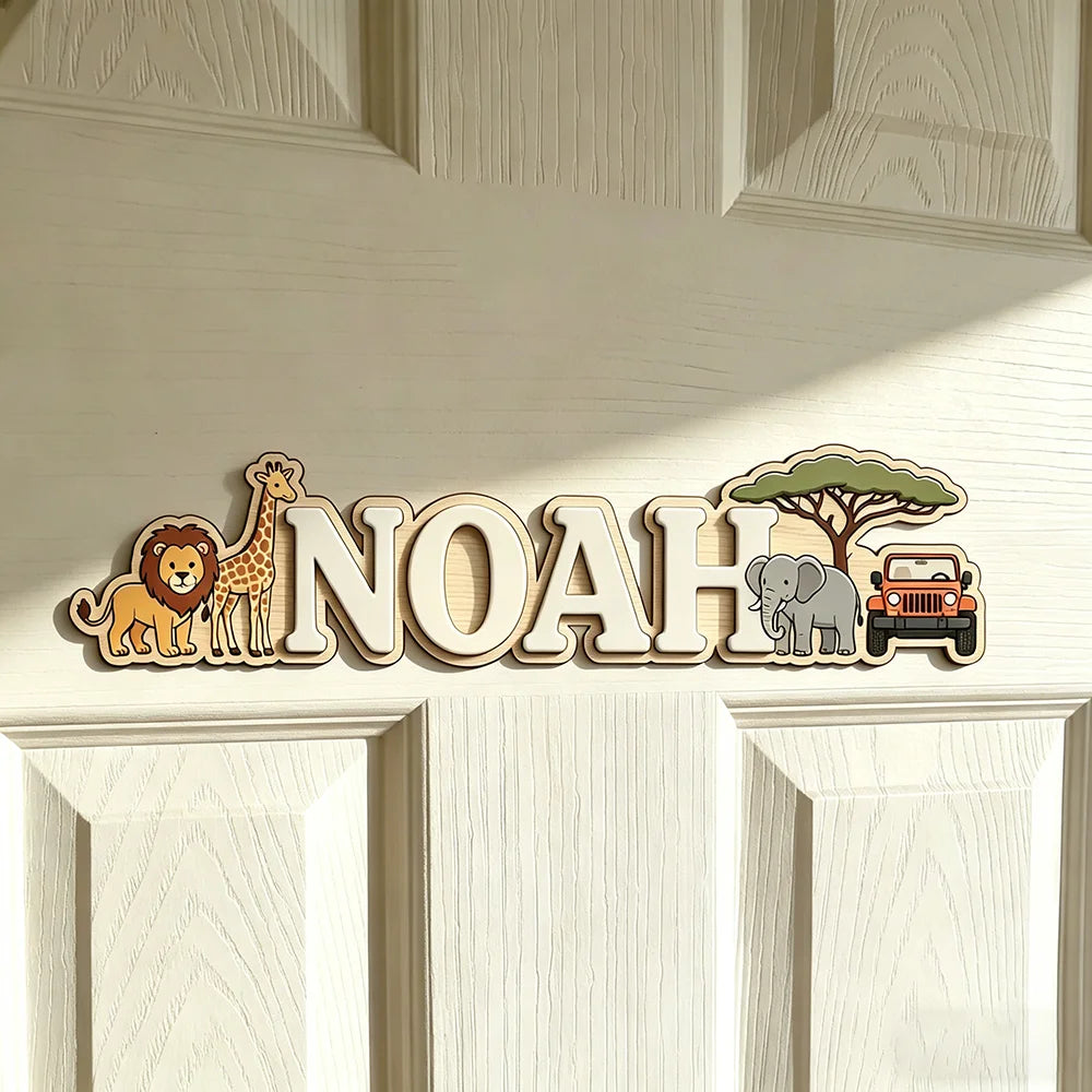 Safari Name Sign