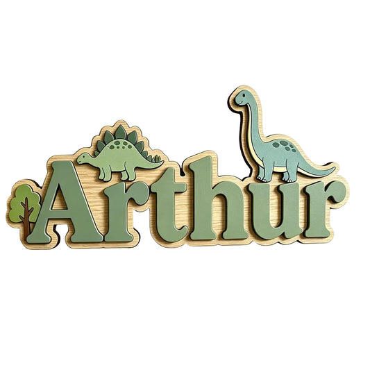 Dinosaur Name Sign