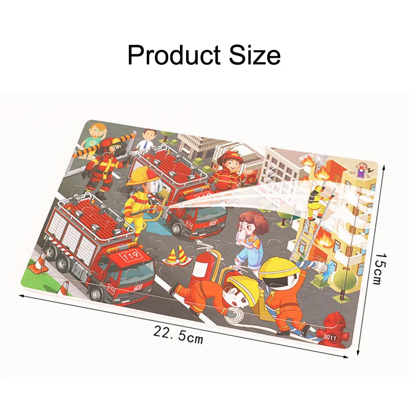 30 Piece Educational Kids Jigsaw Puzzle