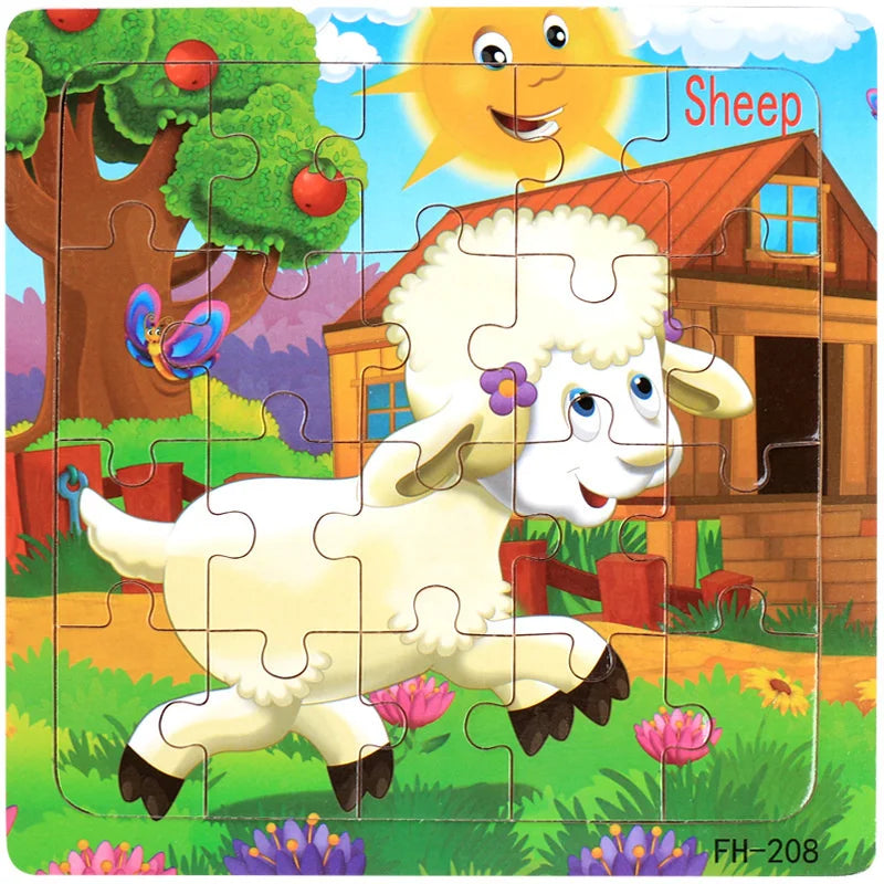 Kids Learning Puzzle Set