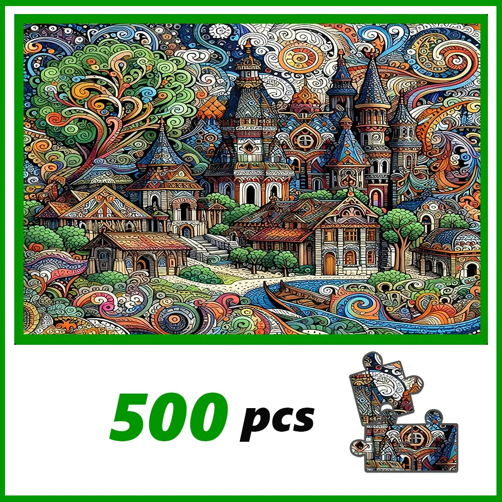 Enchanted Castle 500/1000-piece puzzle