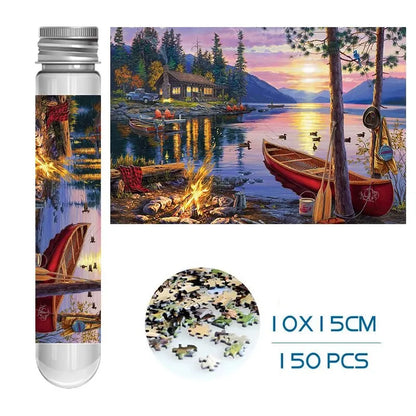 150 Piece Mini Tube Jigsaw Puzzle Collection
