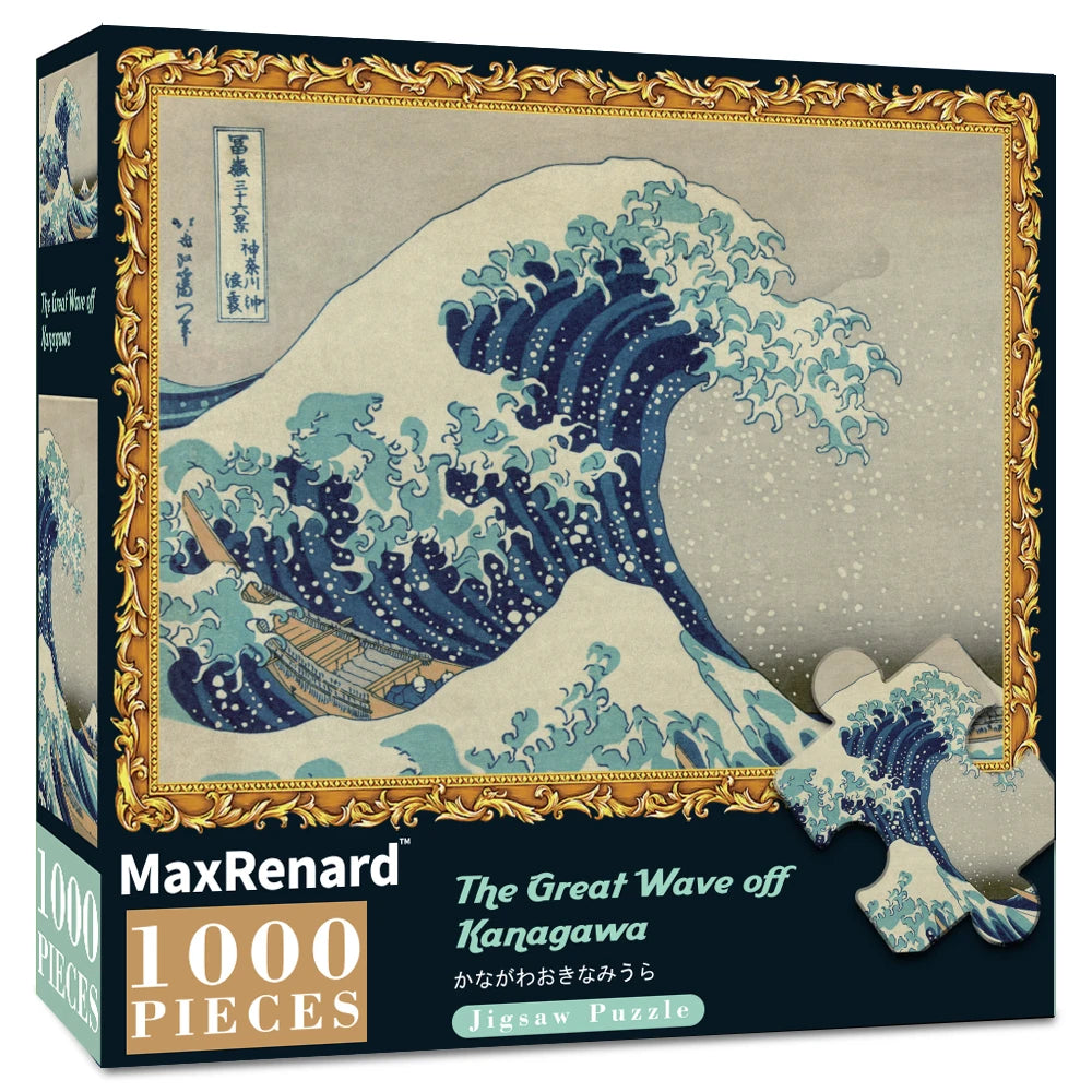 1000 Piece The Great Wave off Kanagawa Jigsaw Puzzle