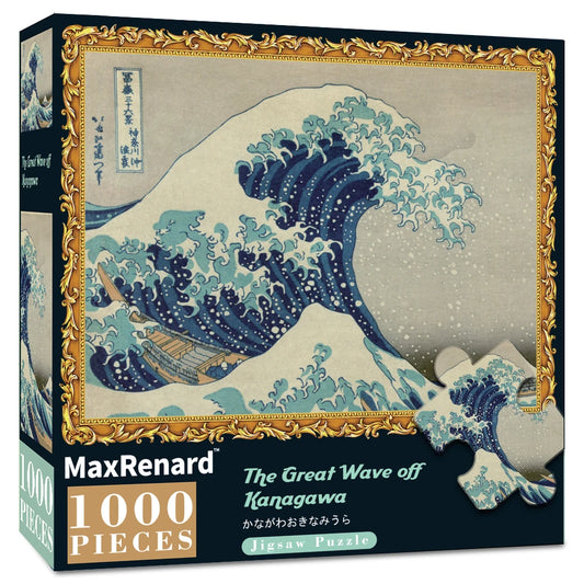 1000 Piece The Great Wave off Kanagawa Jigsaw Puzzle