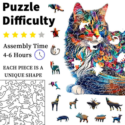 Vivid Cat Puzzle