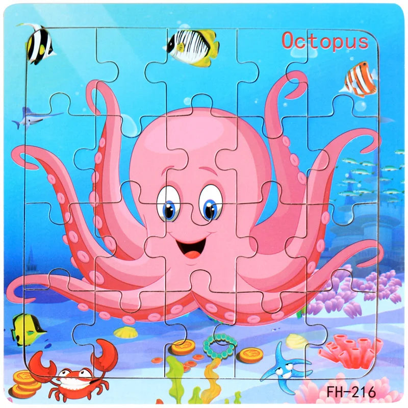 Kids Learning Puzzle Set
