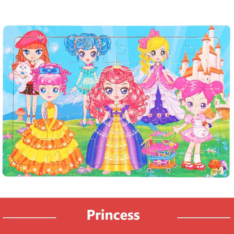 30 Piece Educational Kids Jigsaw Puzzle