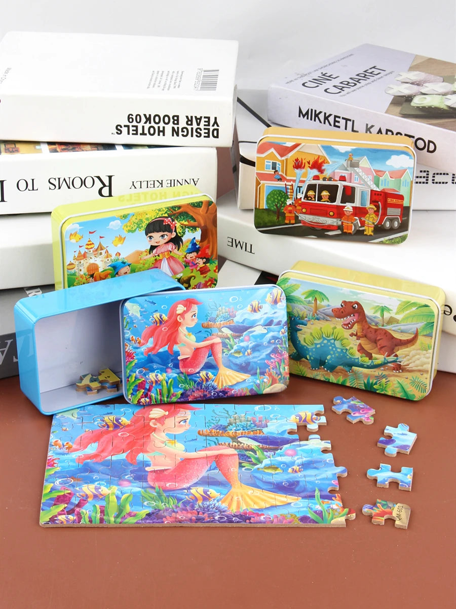 Pocket Puzzle Tin 60 pcs