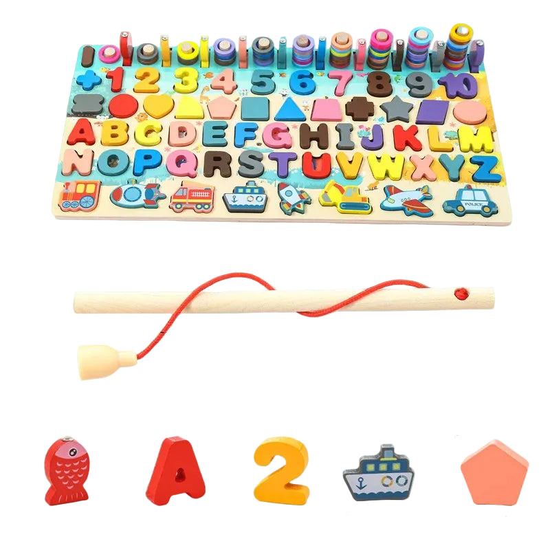 Learn & Play Wooden Board