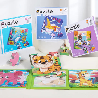 3-in-1 Puzzle Box