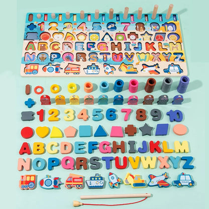 Learn & Play Wooden Board