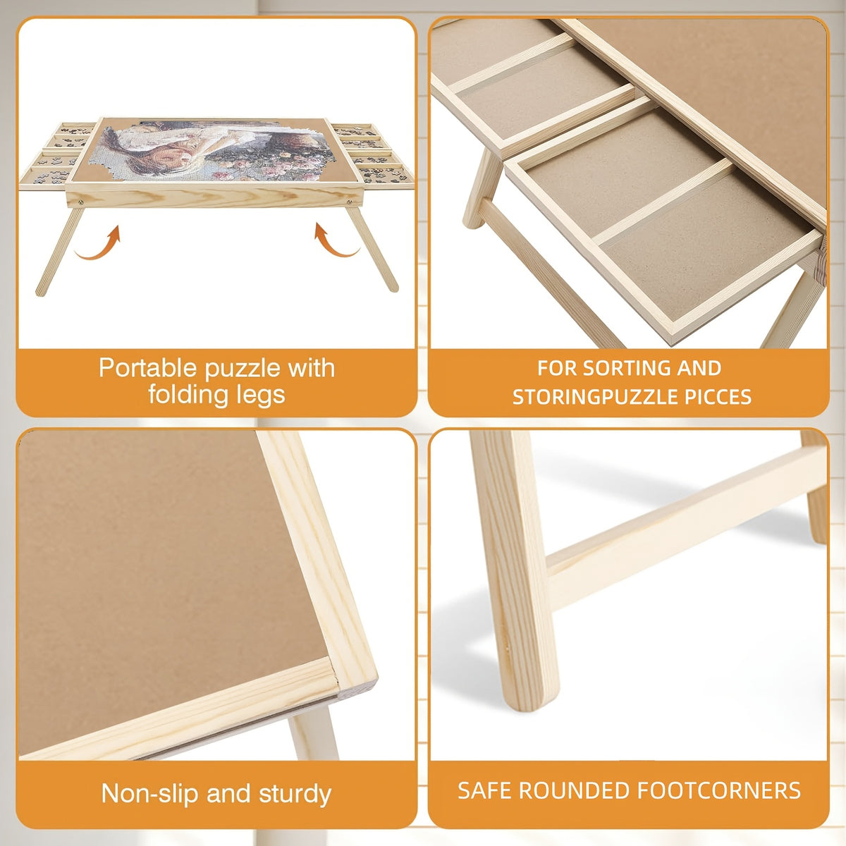 Puzzle Wood Table