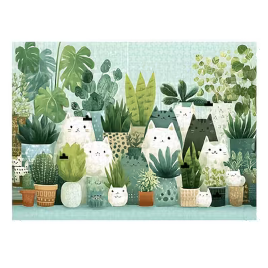 Garden Cats - 1000 pieces
