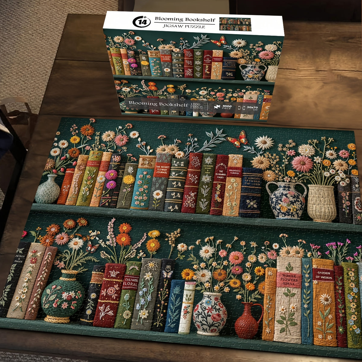 Blooming Bookshelf - 1000 pieces