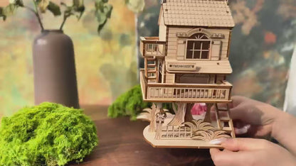 Wooden Treehouse Model